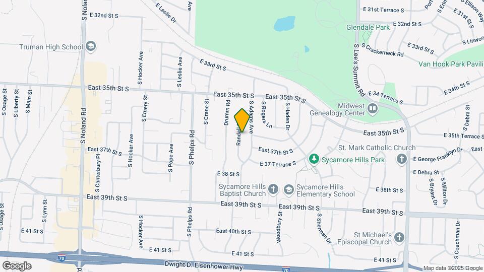 3607 Randall Dr Map and Location Details