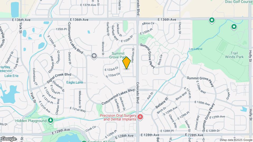 3839 E 133rd Cir Map and Location Details