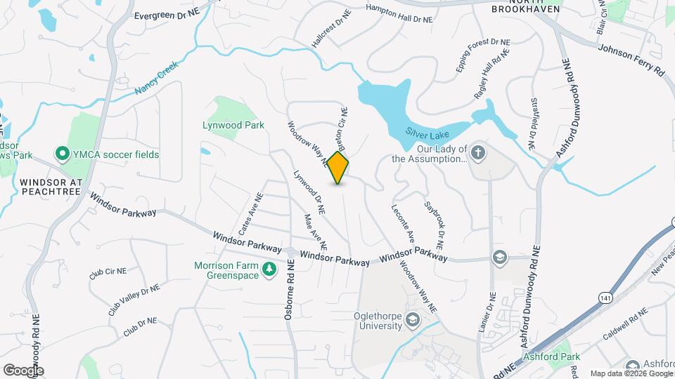 3228 Silver Lake Dr NE Map and Location Details