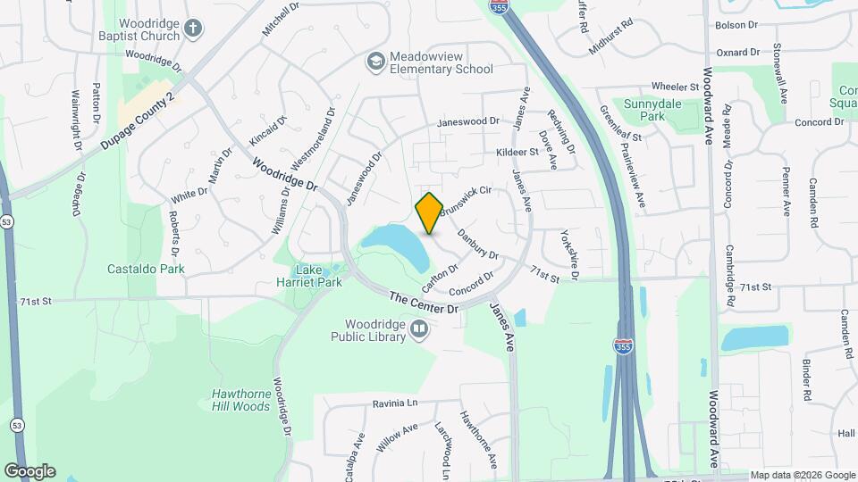 2539 Brunswick Cir Map and Location Details