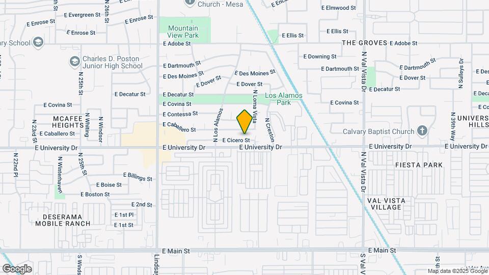 3128 E Cicero St Mapa y Detalles de la Ubicación