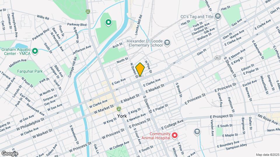 209 E Philadelphia St Map and Location Details