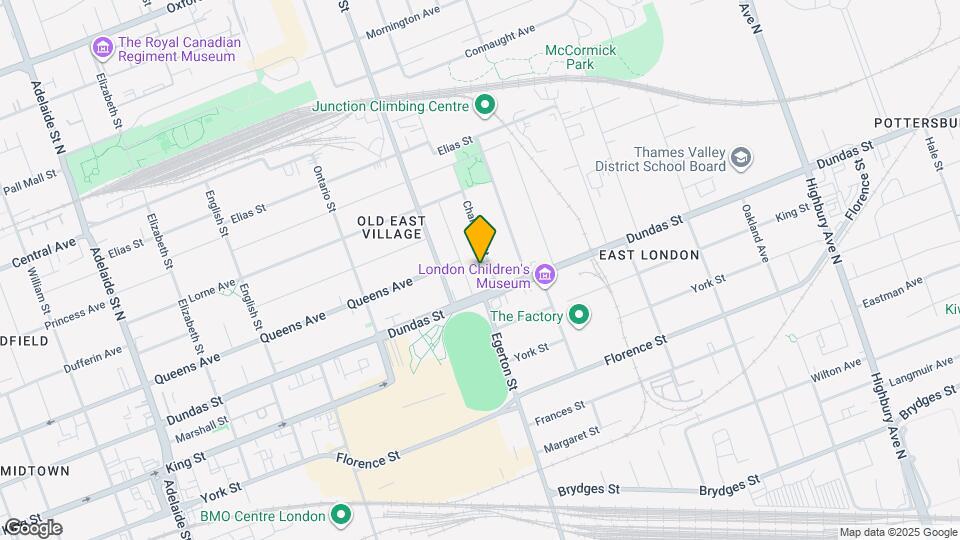 437 Charlotte St Map and Location Details