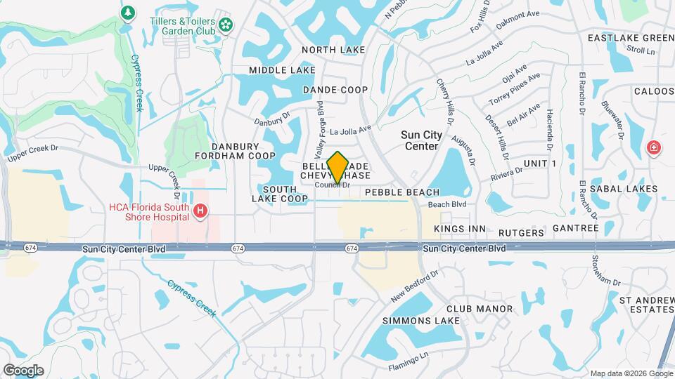 1602 Council Dr Map and Location Details