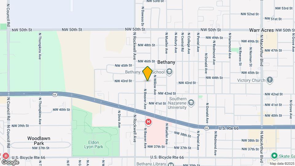 6904 NW 43rd St Map and Location Details