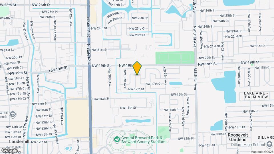 1820 NW 35th Terrace Map and Location Details