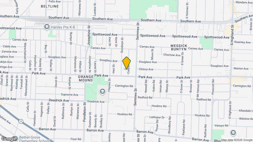 859 Carson St Map and Location Details