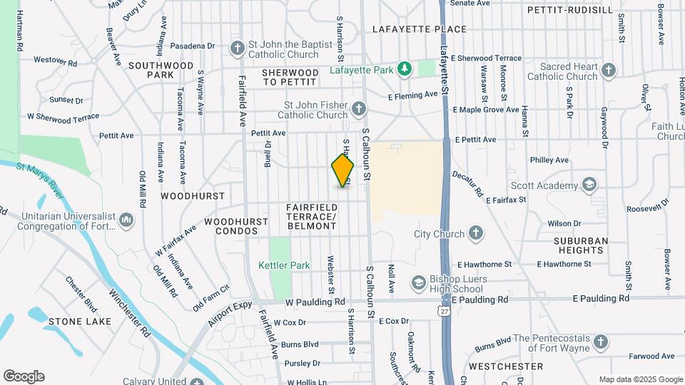 5120 S Harrison St Map and Location Details