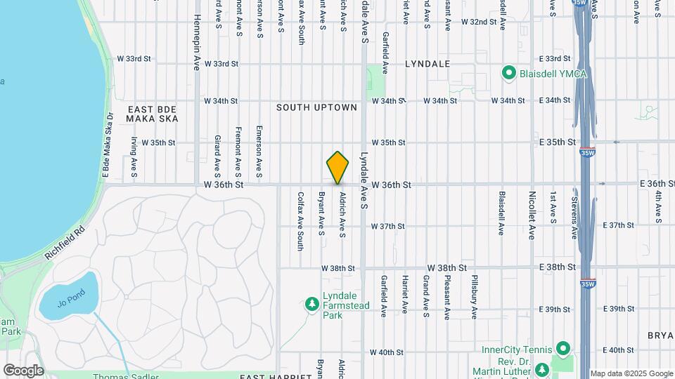 3600 Aldrich Ave S Map and Location Details