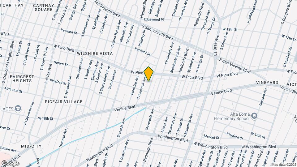 1441 S Cochran Ave Map and Location Details
