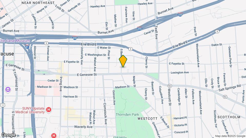315 Beech St Mapa y Detalles de la Ubicación