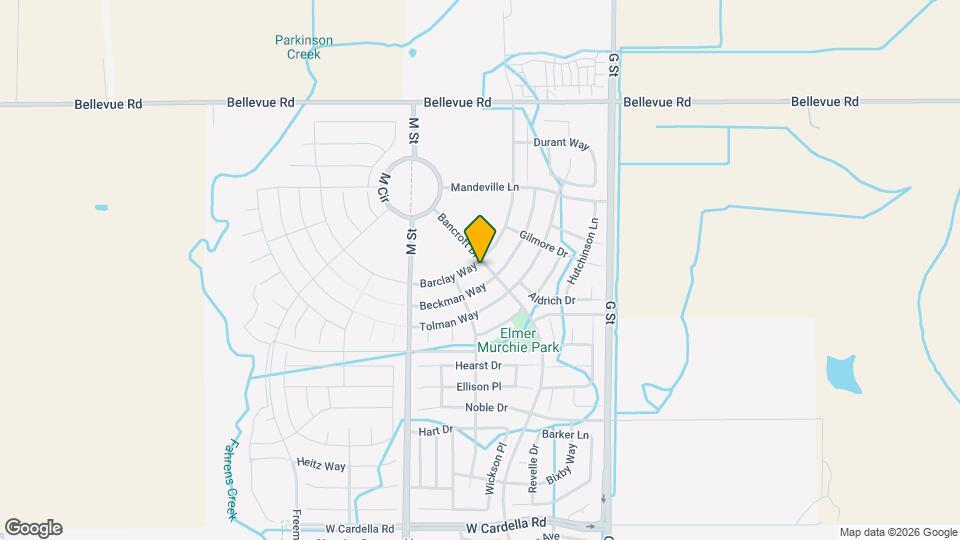 424 Barclay Way Map and Location Details