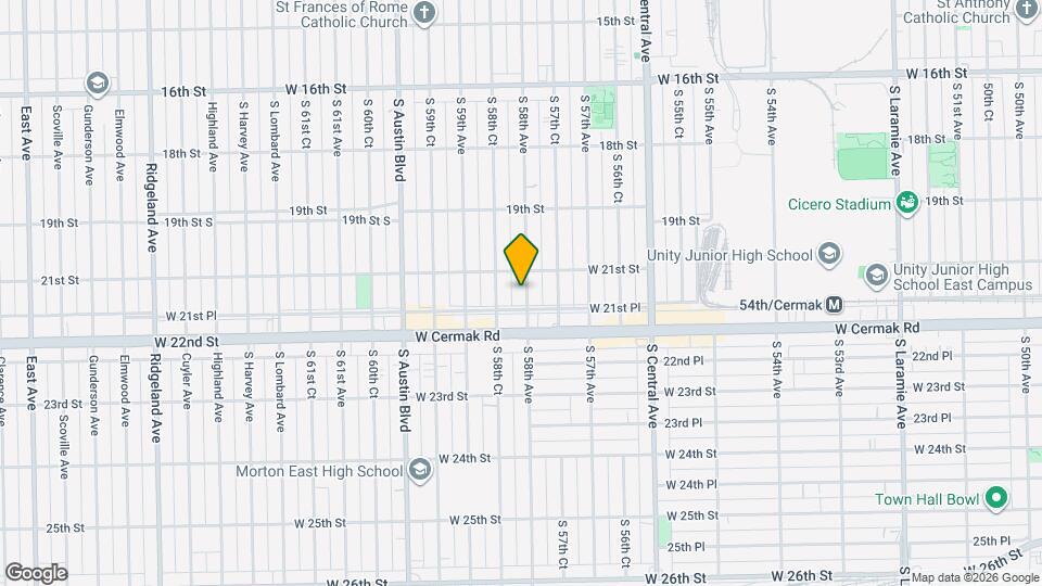 2112 S 58th Ave, Unit 1R Mapa y Detalles de la Ubicación