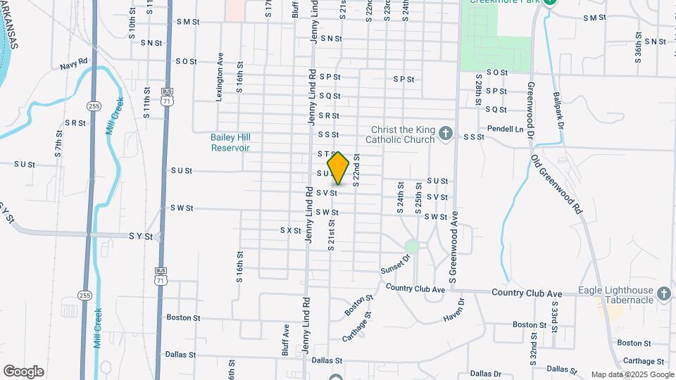 2103 S V St Map and Location Details