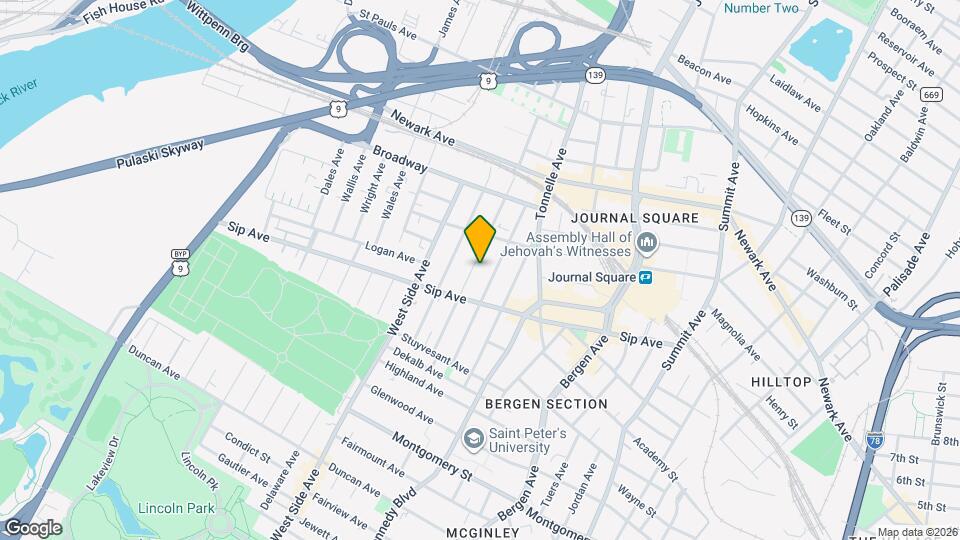 84 Van Wagenen Ave Mapa y Detalles de la Ubicación