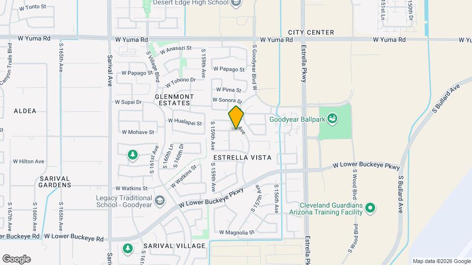 15747 W Mohave St Mapa y Detalles de la Ubicación