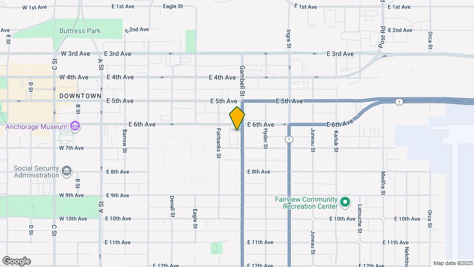 618 Gambell St Map and Location Details
