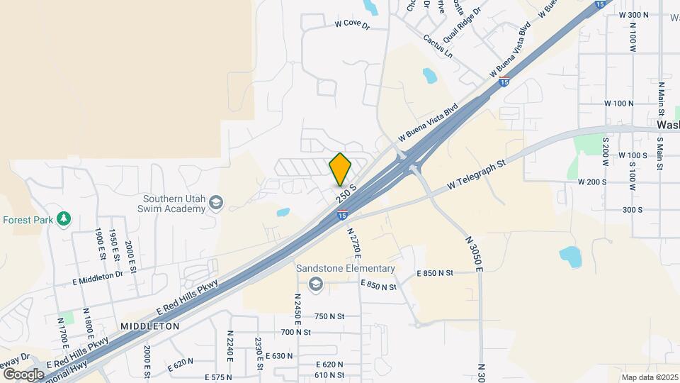 1150 W Red Hills Pkwy Map and Location Details
