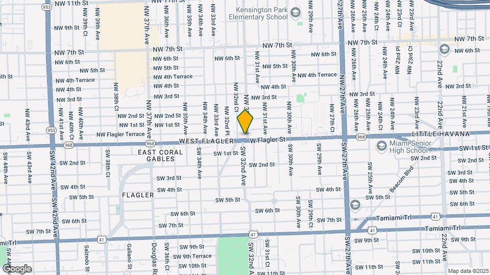 3201 W Flagler St Map and Location Details