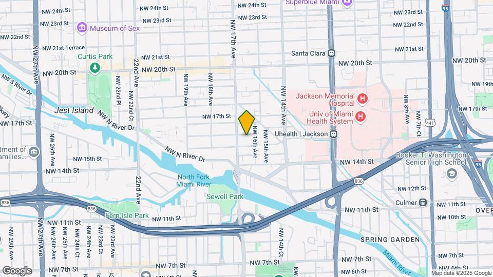 1636 NW 16th St Mapa y Detalles de la Ubicación