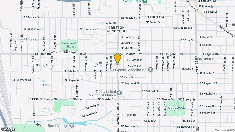 4058 SE Holgate Blvd Map and Location Details