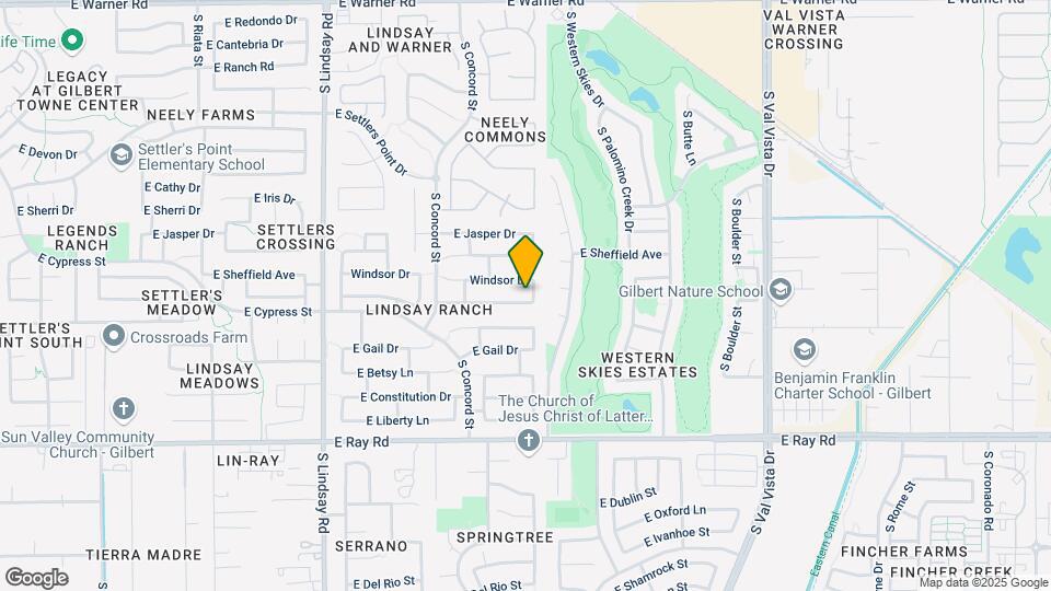 1162 E Baylor Ln Map and Location Details