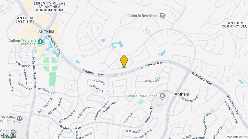 2927 W Plum Hollow Dr Map and Location Details