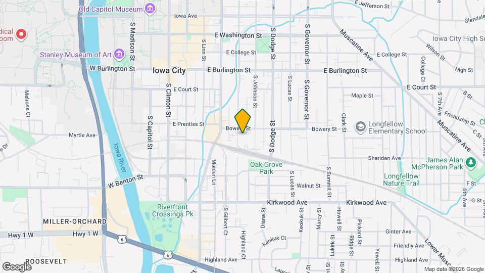 612 S Van Buren St, Unit 3, 5, 6, 9, 10, 11 Map and Location Details