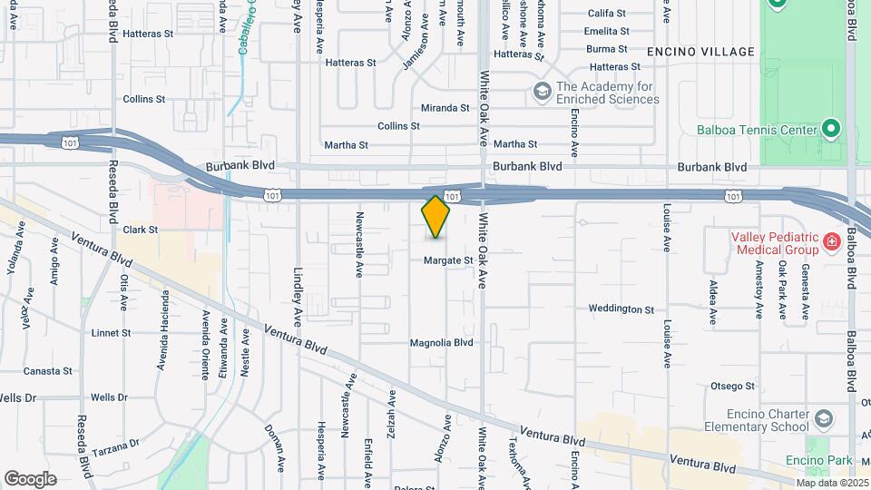 5435 Yarmouth Ave Mapa y Detalles de la Ubicación