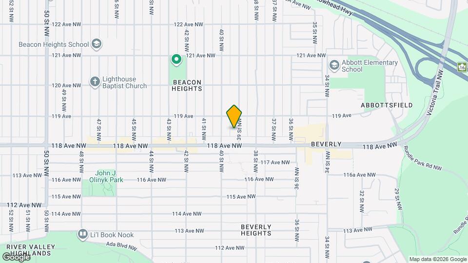 11814-11839 39 St NW Map and Location Details