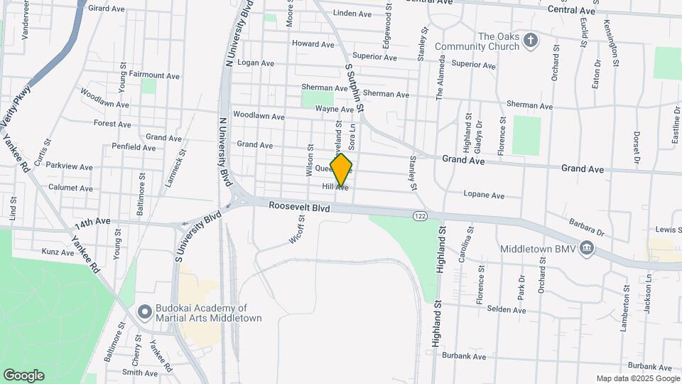 2204 Hill Ave Map and Location Details