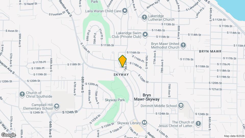 7223 S 120th St Map and Location Details