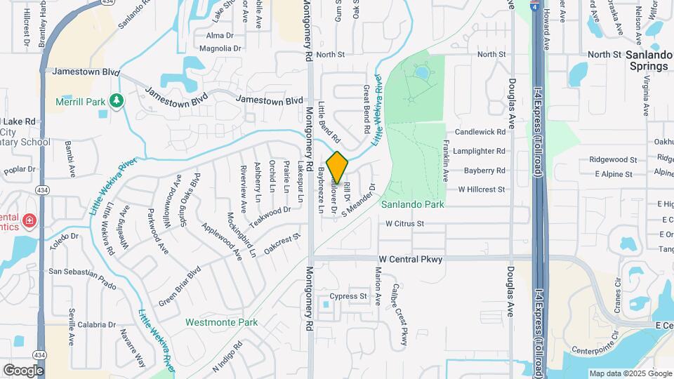 831 Haulover Dr Map and Location Details