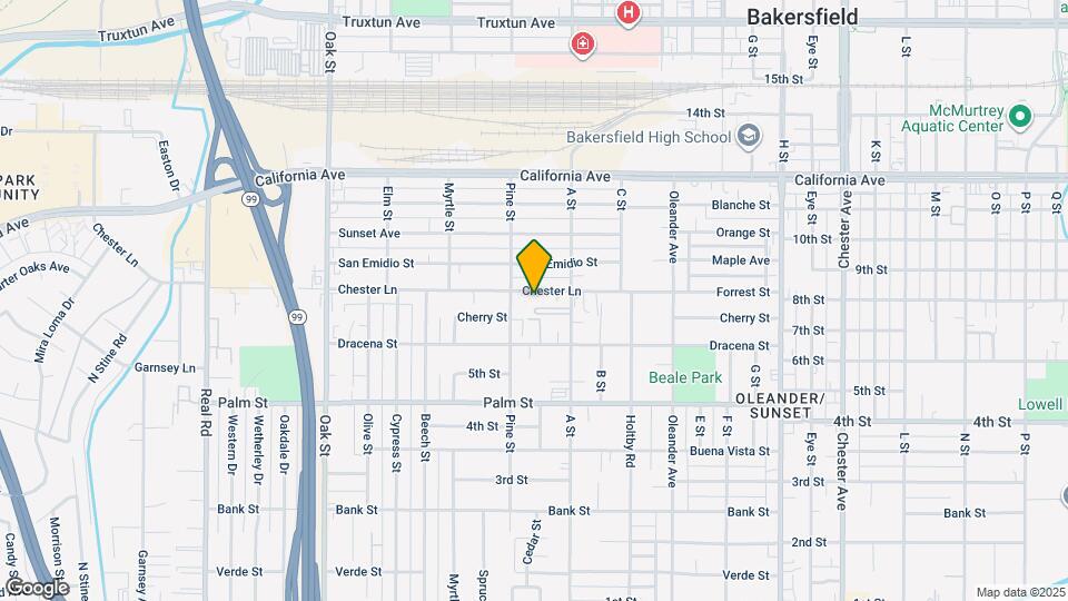 2515 Chester Ln Mapa y Detalles de la Ubicación