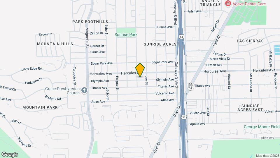 3905 Olympic Ave Map and Location Details