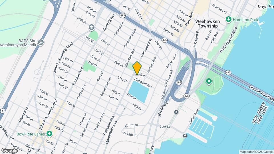 224 Highpoint Ave Map and Location Details