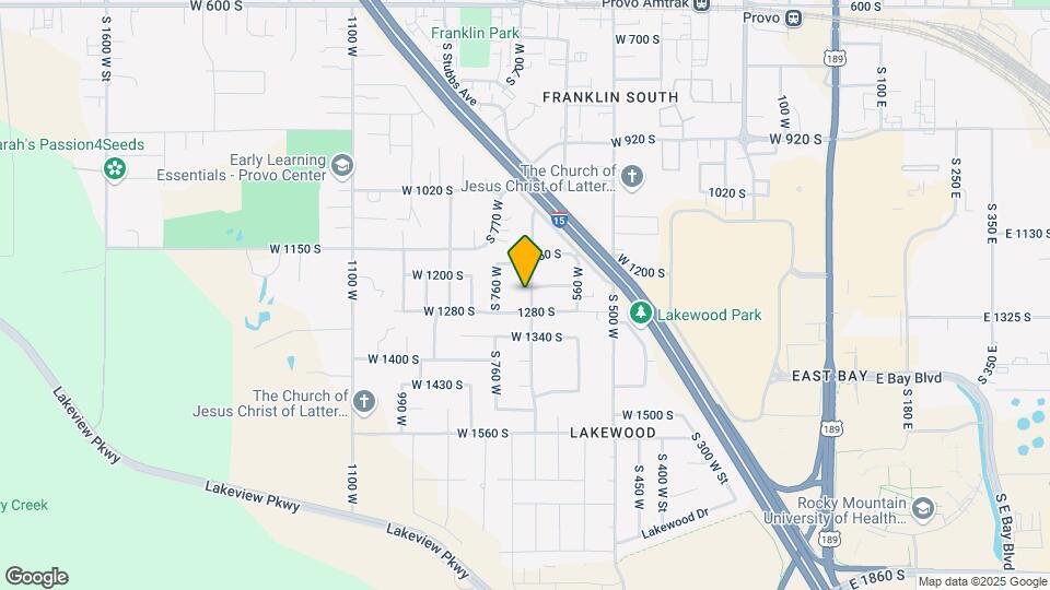 1234 S 680 W Map and Location Details