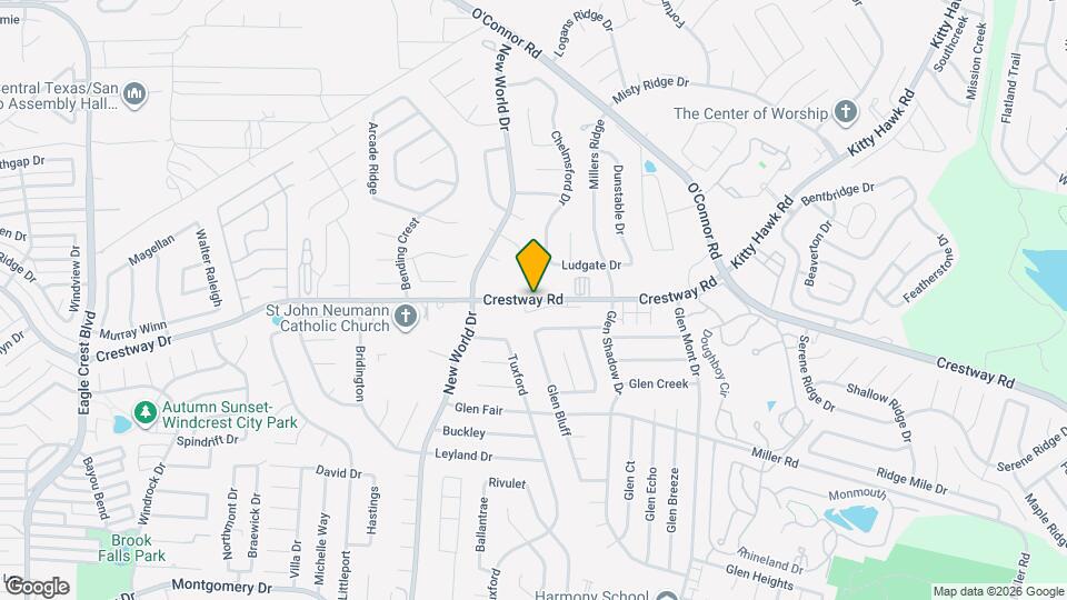 6938 Crestway Rd Map and Location Details