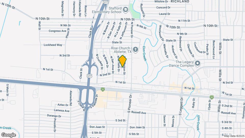 300 N Jefferson St Map and Location Details