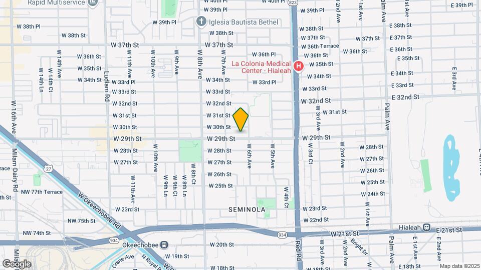 635 W 29th St Map and Location Details