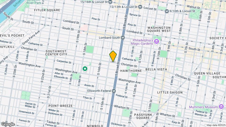 1422 Christian St Mapa y Detalles de la Ubicación