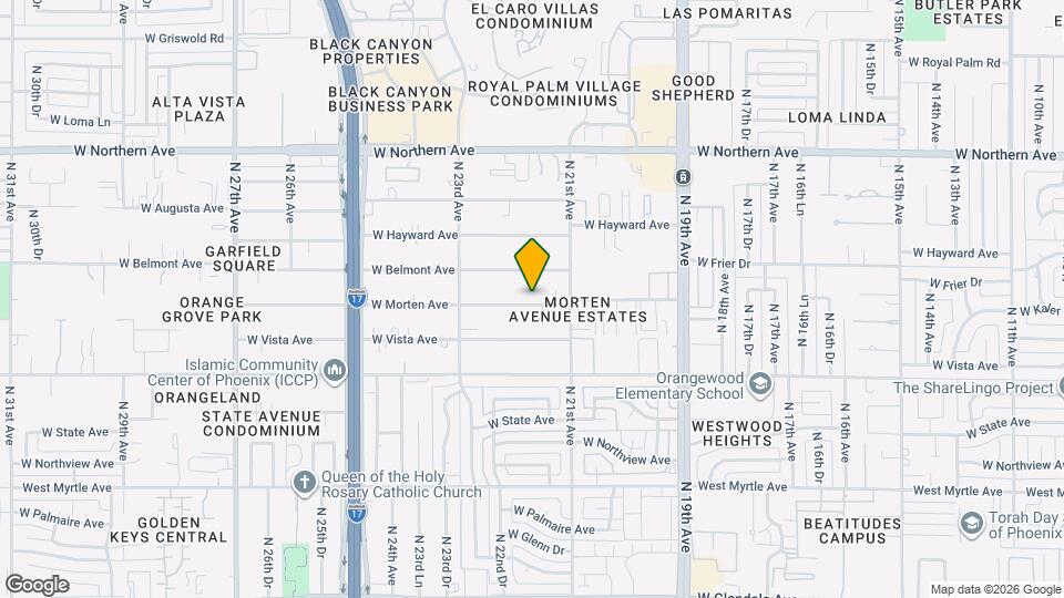 2138 W Morten Ave Map and Location Details