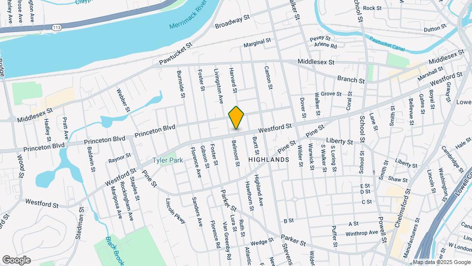 561 Westford St Map and Location Details