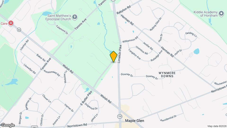 711 E Butler Pike Mapa y Detalles de la Ubicación