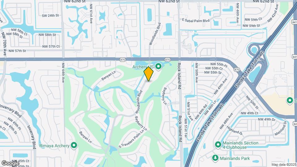 5304 Woodlands Blvd Map and Location Details