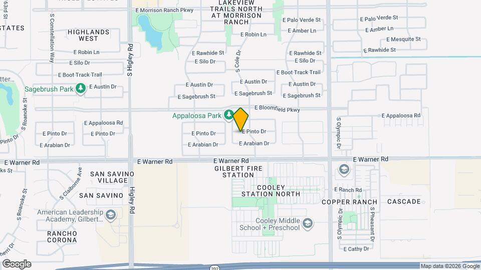 3649 E Pinto Dr Mapa y Detalles de la Ubicación