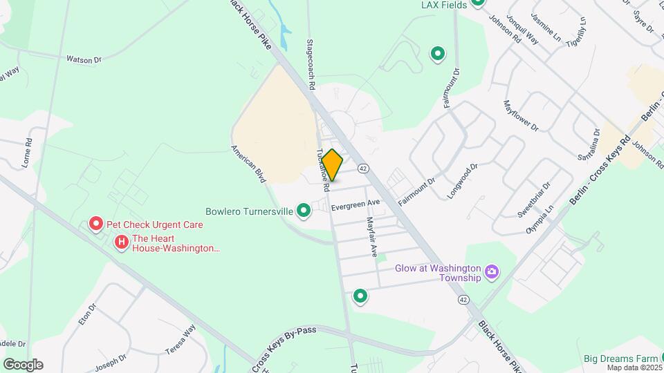 212 Woodlawn Ave Map and Location Details