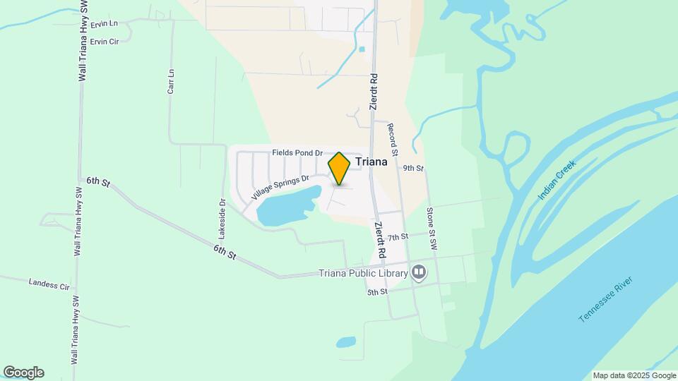 215 Village Springs Dr Map and Location Details