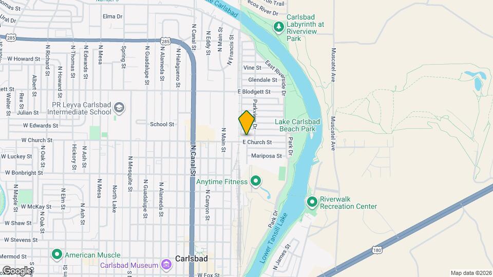 206 E Church St Map and Location Details