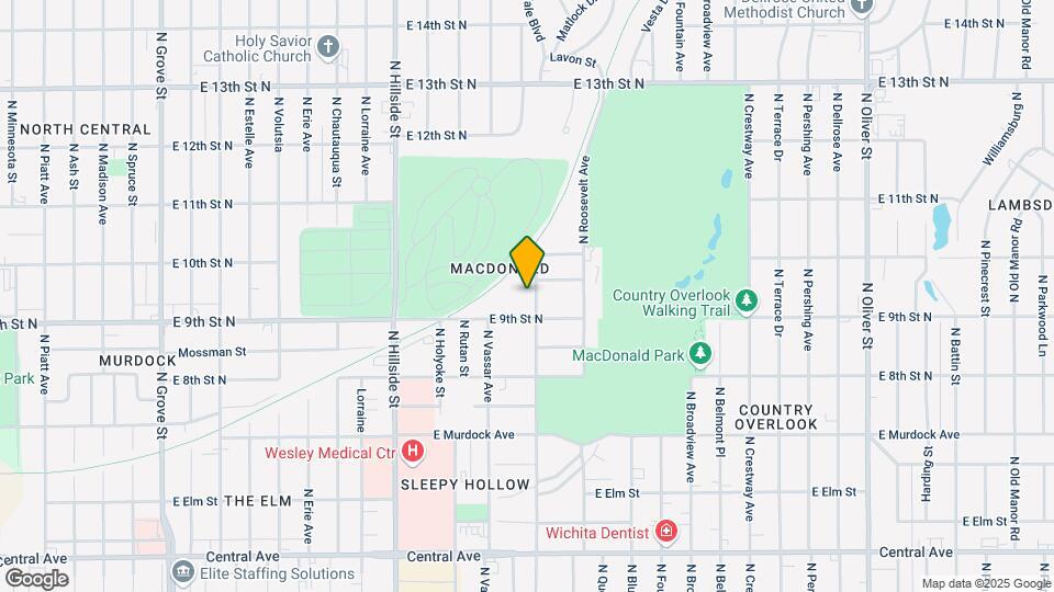 1011 N Harding Ave Map and Location Details